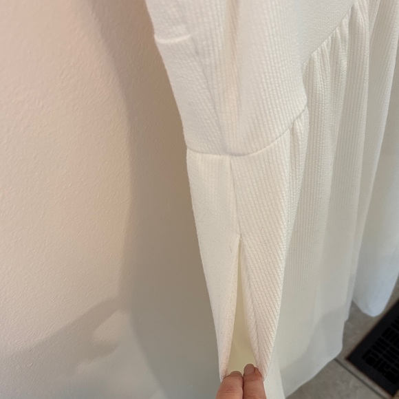 Draper James | Elegant White Sleeveless Dress Sz M - Picture 6 of 6